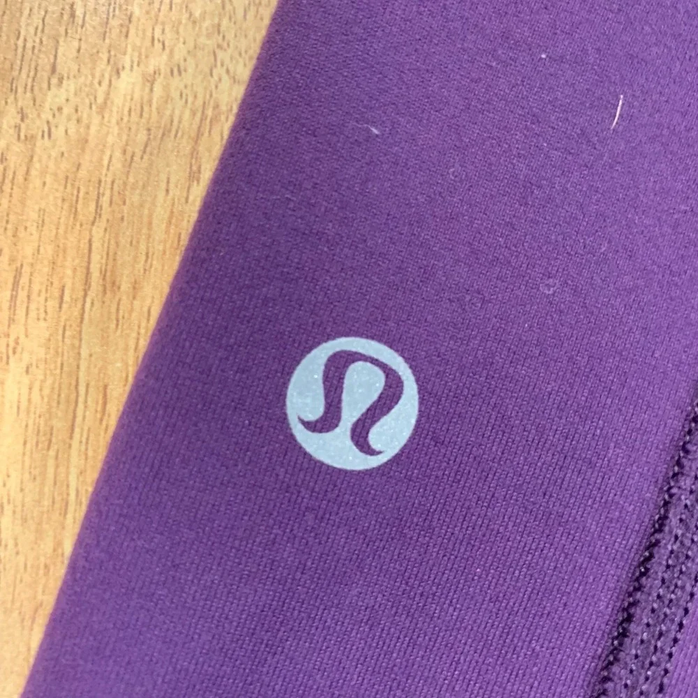Lululemon Leggings Womens Size 6 Purple Workout Yoga Compression Pants
